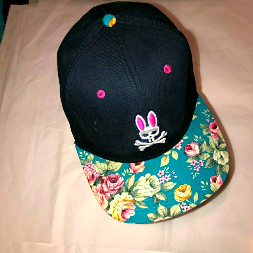 Floral Phsycho Bunny hat
